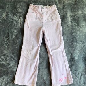 Covington Light Pink Kids Jeans with Floral Detail